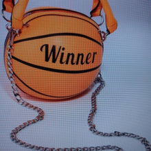 Load image into Gallery viewer, Winner basketball purse
