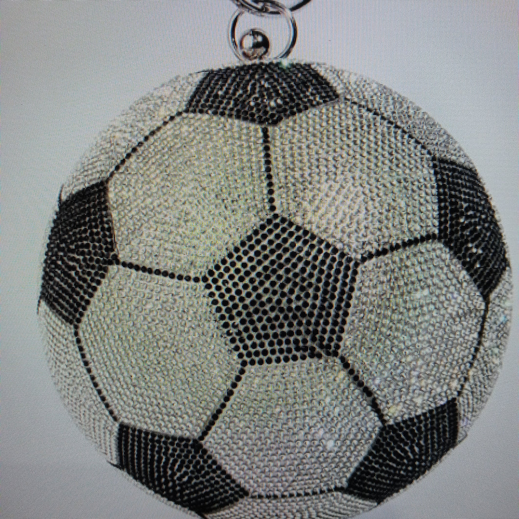 Pave luxe Soccer ball purse