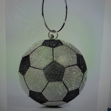 Load image into Gallery viewer, Pave luxe Soccer ball purse
